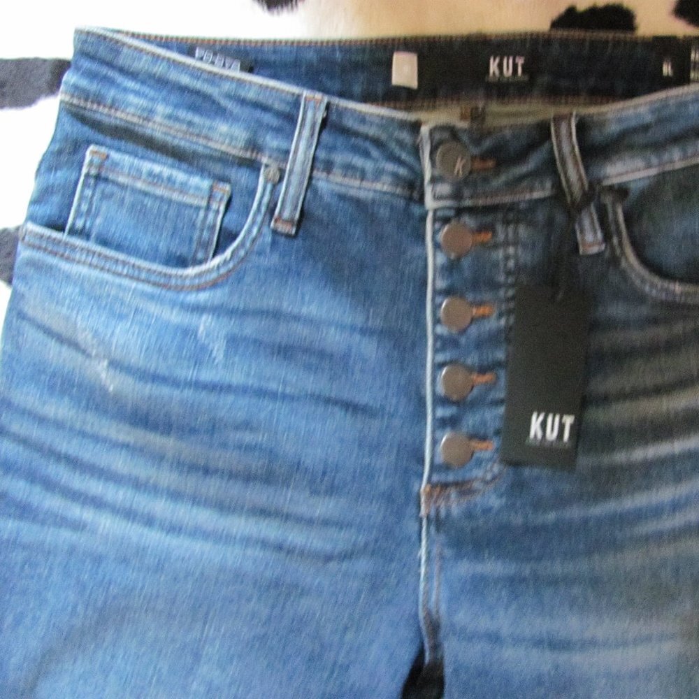 KUT FROM THE KLOTH  NEW WITH TAGS  SIZE 8  INSEAM 28 IN. NWT - Picture 2 of 12